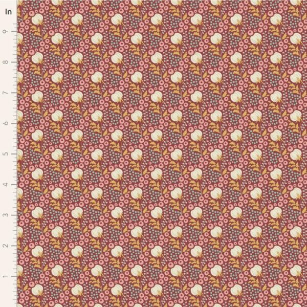 Tilda S Cottonfield Maroon - Bilde 2