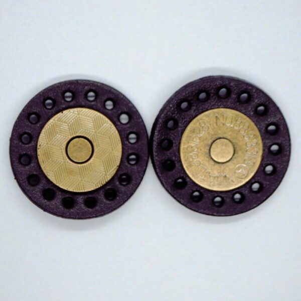 Magnet Knapp 30mm mørk brun