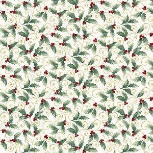 Holly And Scroll Cream