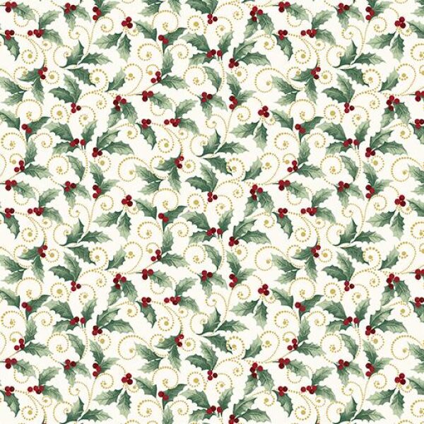 Holly And Scroll Cream