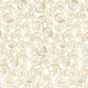 Sand Dollars Ivory Seaside Serenity