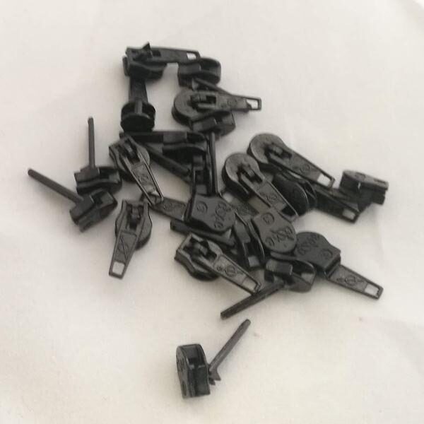 Glidere Sort 4mm