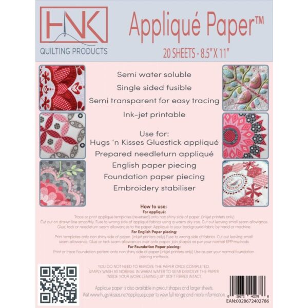 Applique paper