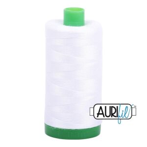 Aurifil 40wt 2024 Hvit