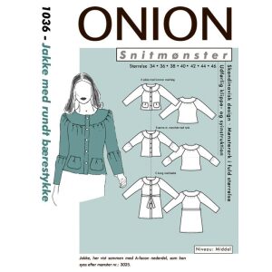 Onion 1036 Jakke med rundt bærestykke