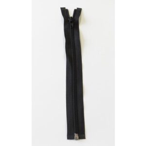 Delbar Glidelås 6mm Sort 75cm