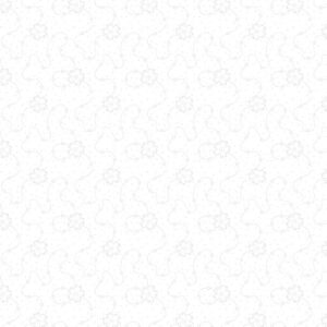 Calico Floral White