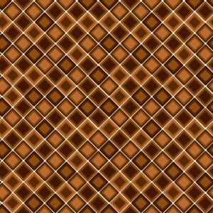 Square one, rutete stoff i brune nyanser