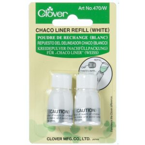 Clover Hvit refil skredderkritt