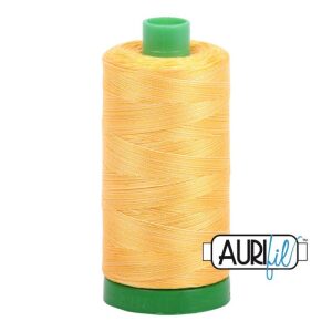 Aurifil 40wt 3920, Gylden gul, GoldenGlow