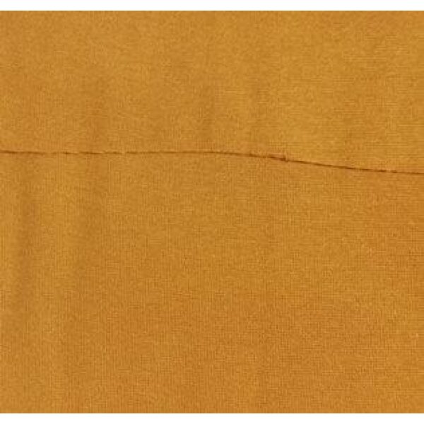Rundstrikket ribb Sennep/Ocre