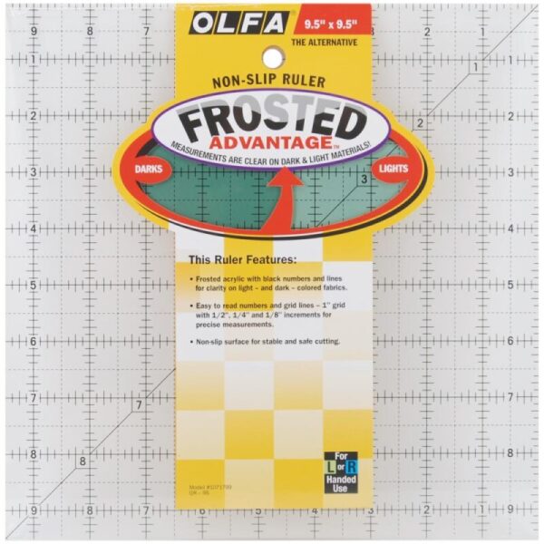 Olfa 9,5" x 9,5" linjal