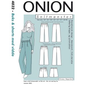 Onion 4032 Bukse og shorts med vidde