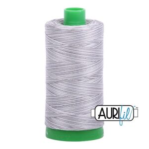 Aurifil 40wt 4670, Silver Fox