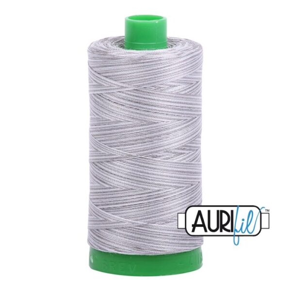 Aurifil 40wt 4670, Silver Fox