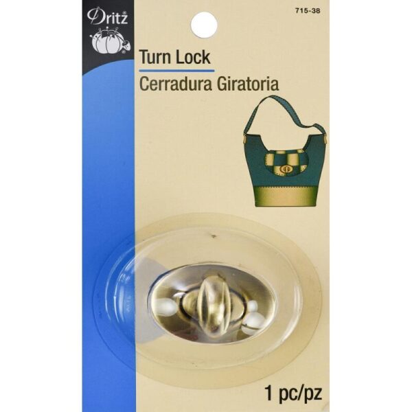Turn Lock Brass