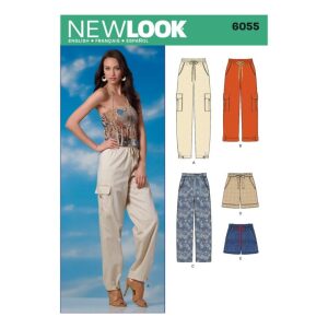 Ledig dame bukse og shorts, Str 32-42