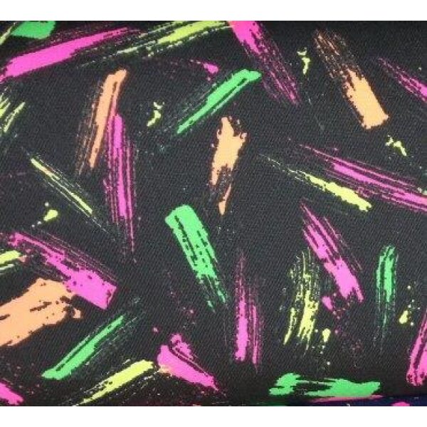 Penselstrøk neon, Canvas