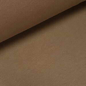 Rundstrikket ribb Taupe brun