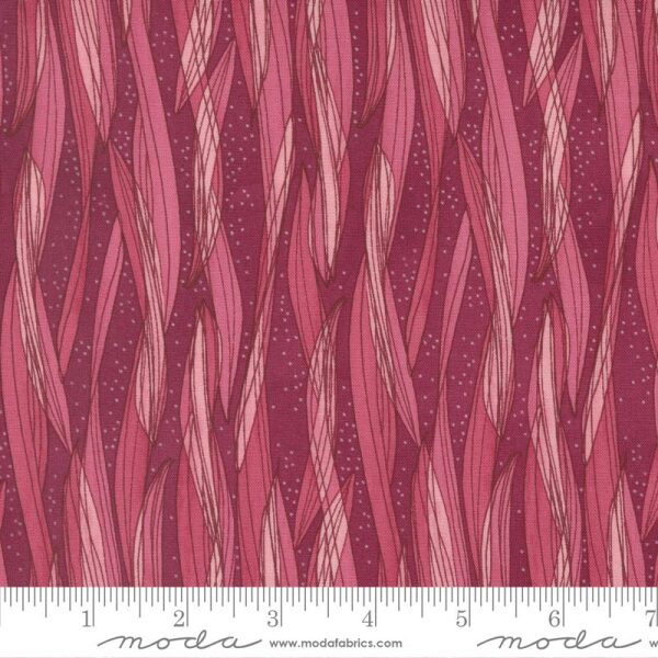 Tulip Tango Leaf Stripe Cranberry