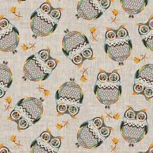 Tossed Owls Taupe