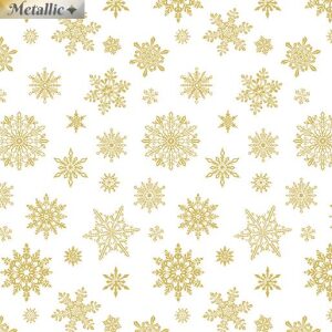Falling Flakes White/Gold, bit 50 cm