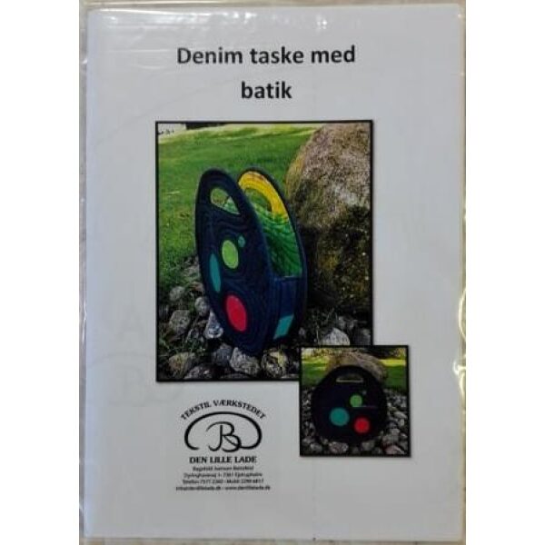 Denim Taske med Batikk