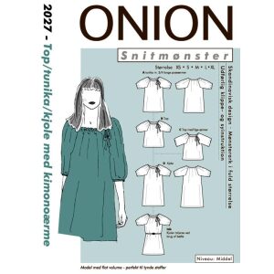 Onion 2027 Topp/Tunika/kjole med kimonoerme