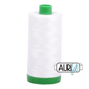 Aurifil 40wt 2021 Naturhvit