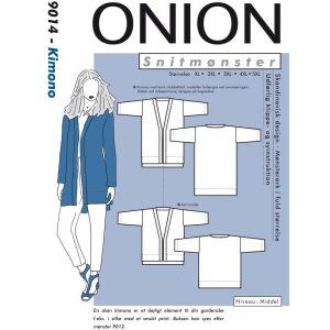 Onion 9014 Kimono, store størrelser