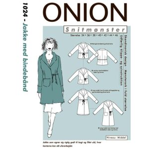 Onion 1024 Jakke med knyttebånd