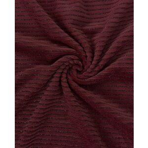 Jersey Fløyel m/Lurex Vinrød