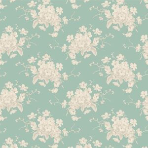 Tilda SB White flower teal