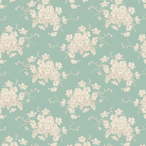 Tilda SB White flower teal