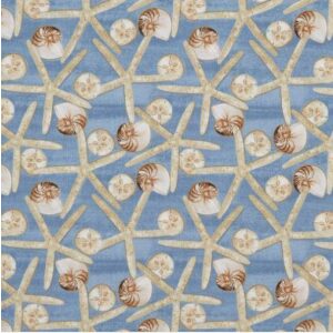 Starfish Medium Blue Seaside Serenity
