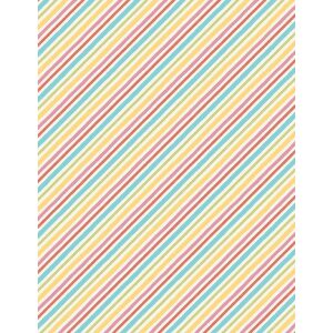 Diagonal Stripes Cream/Multi