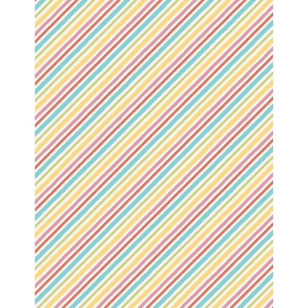 Diagonal Stripes Cream/Multi
