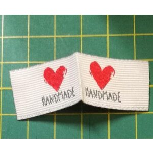Rød Handmade tagg