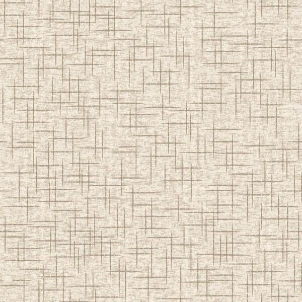 Beige med striper i kryss