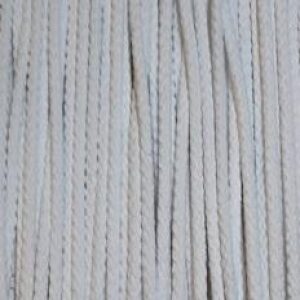 Anorakksnor 5mm hvit