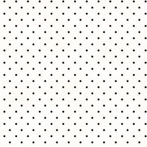 Dots hvit med sorte prikker